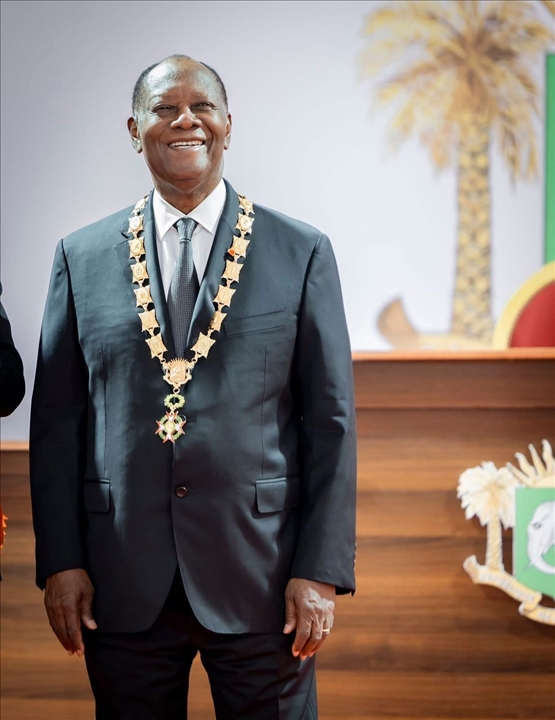 Cte dIvoire : Alassane Ouattara prte serment devant un parterre de personnalits 
